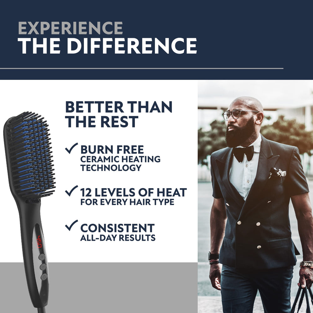 Arkam included comb and accessories laid out, complete kit for on-the-go grooming