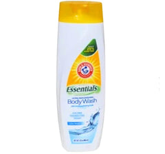 ARM & HAMMER label detail highlighting vegan and dye-free ingredients