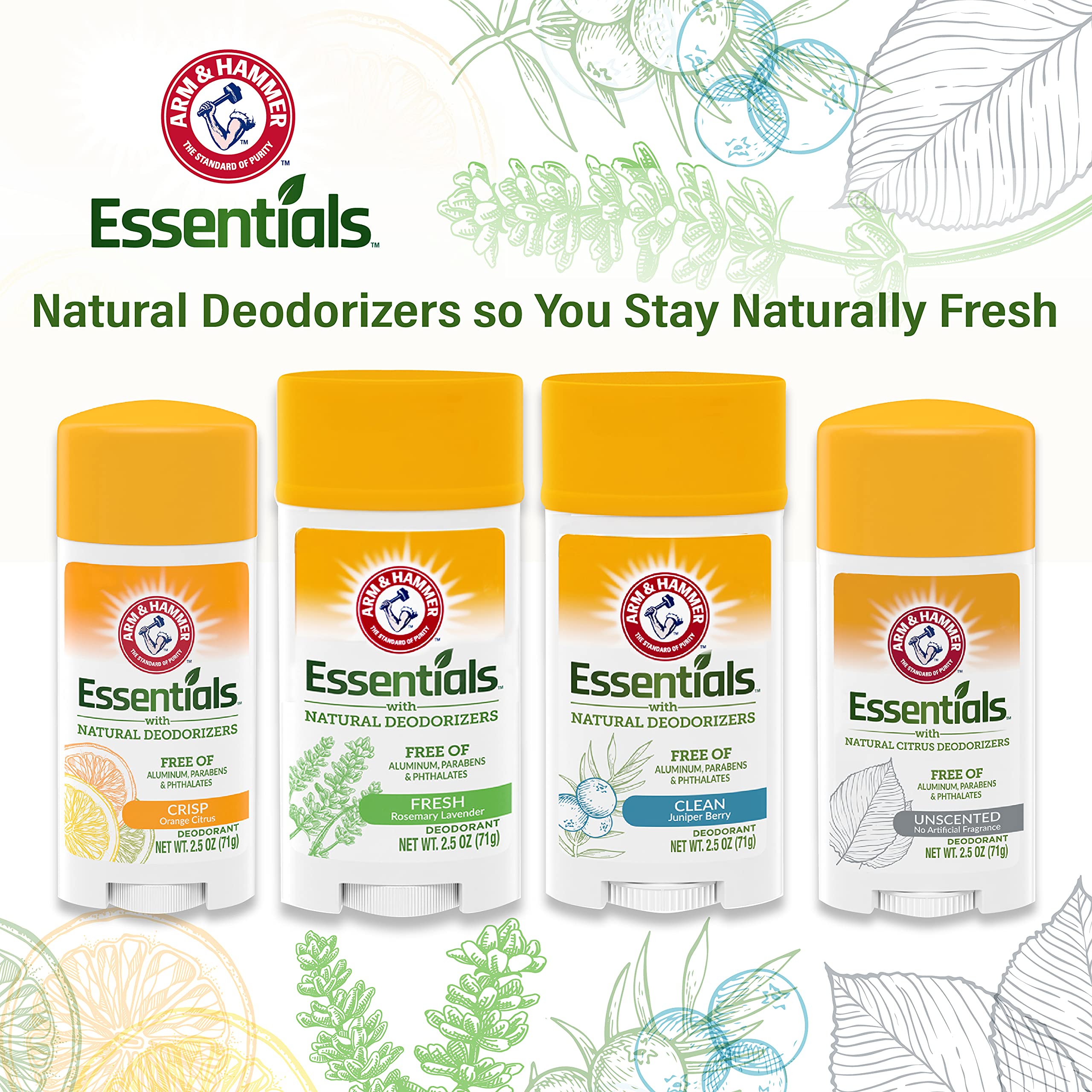 ARM & HAMMER deodorant in gym bag illustrating on-the-go freshness