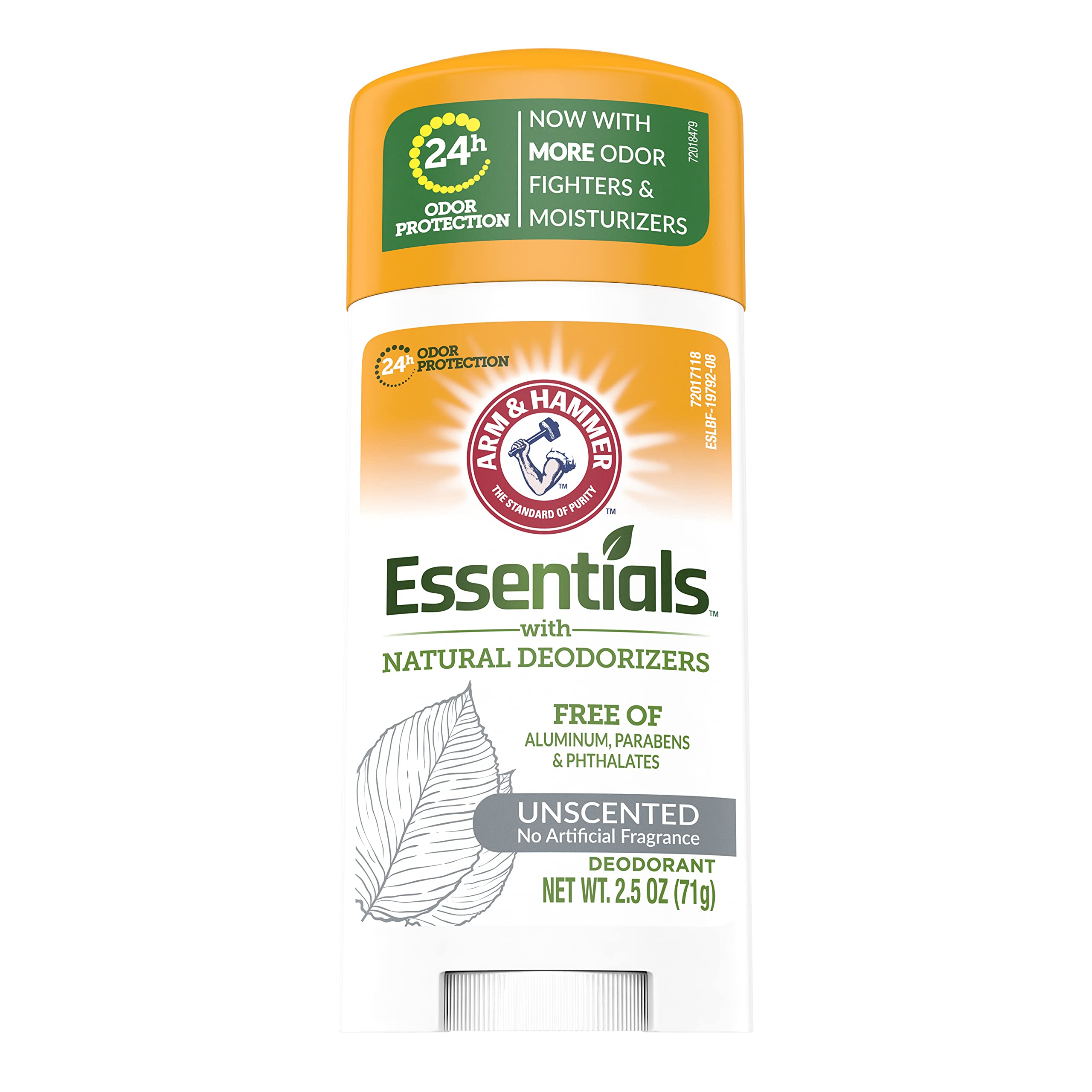 ARM & HAMMER stick top view showing twist-up cap and travel-ready design
