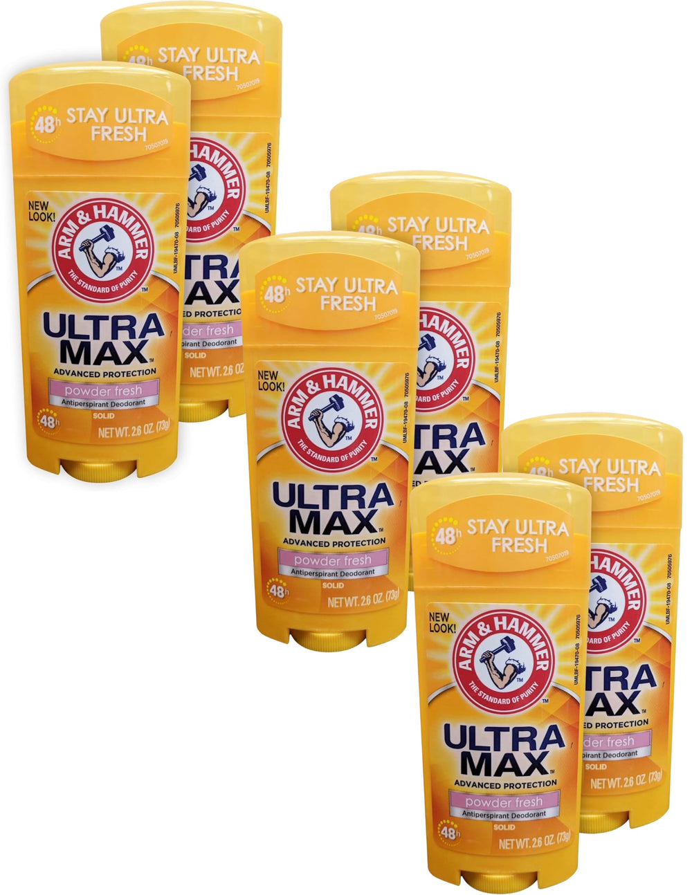 ARM & HAMMER Ultra Max stick in hand demonstrating smooth application and dry feel