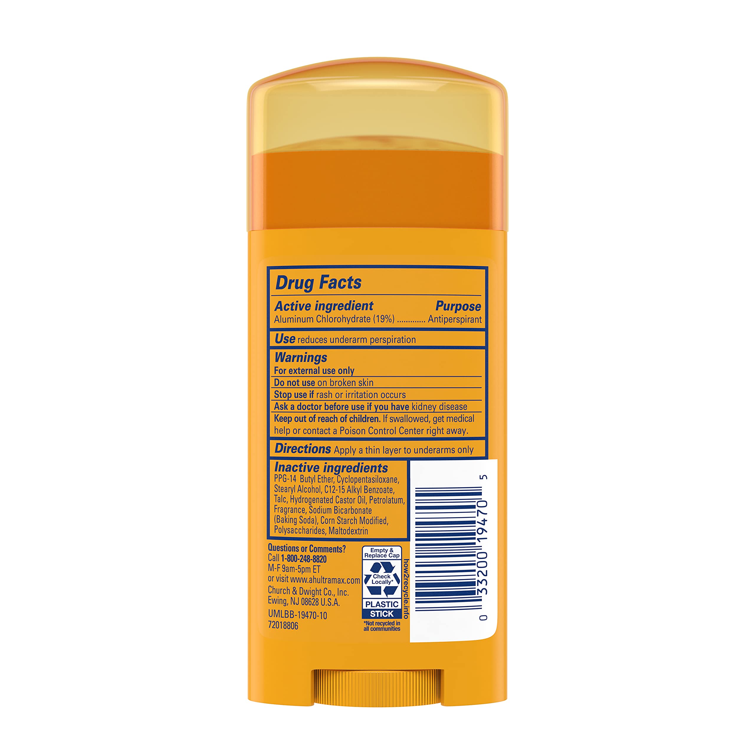 ARM & HAMMER stick inside a travel bag showing compact convenience benefit