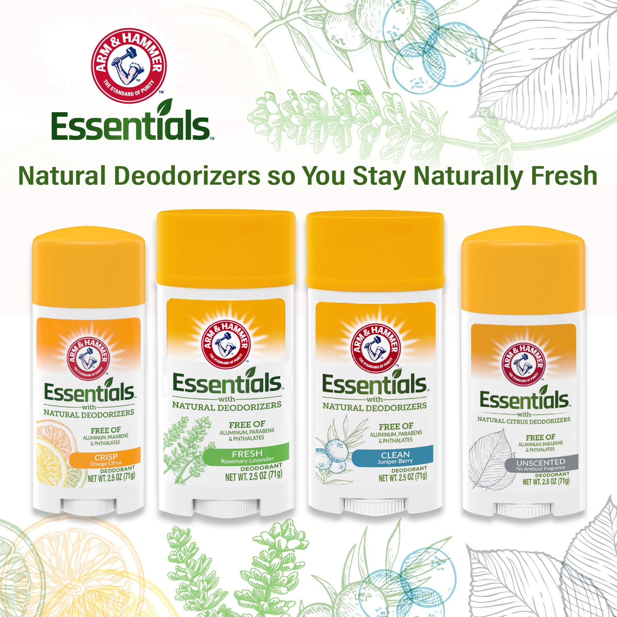 ARM & HAMMER deodorant in a gym bag promoting post-workout odor control