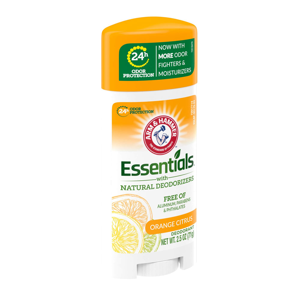 ARM & HAMMER underarm application illustrating easy, even coverage