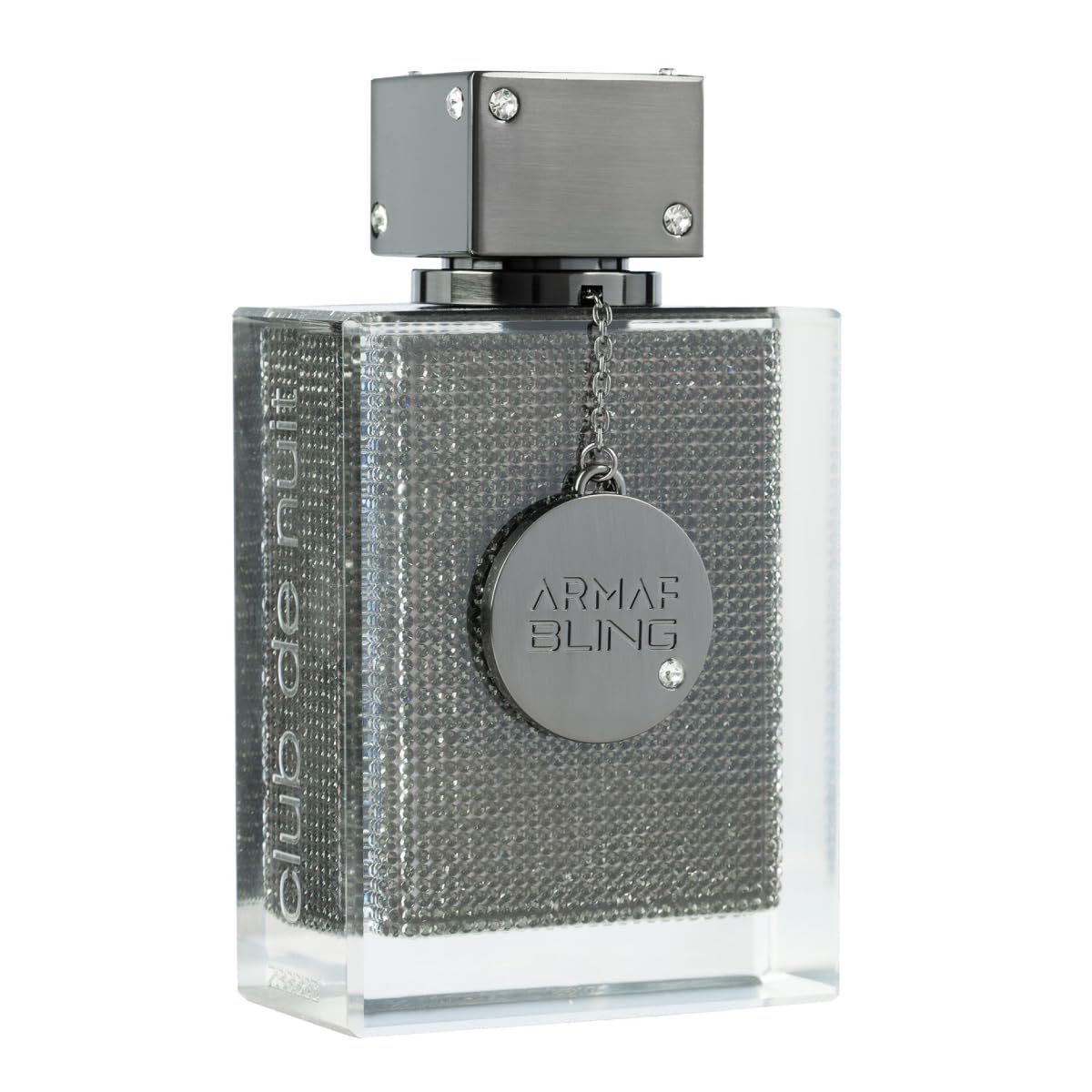 Armaf Club De Nuit Bling front bottle showing elegant design and lasting appeal