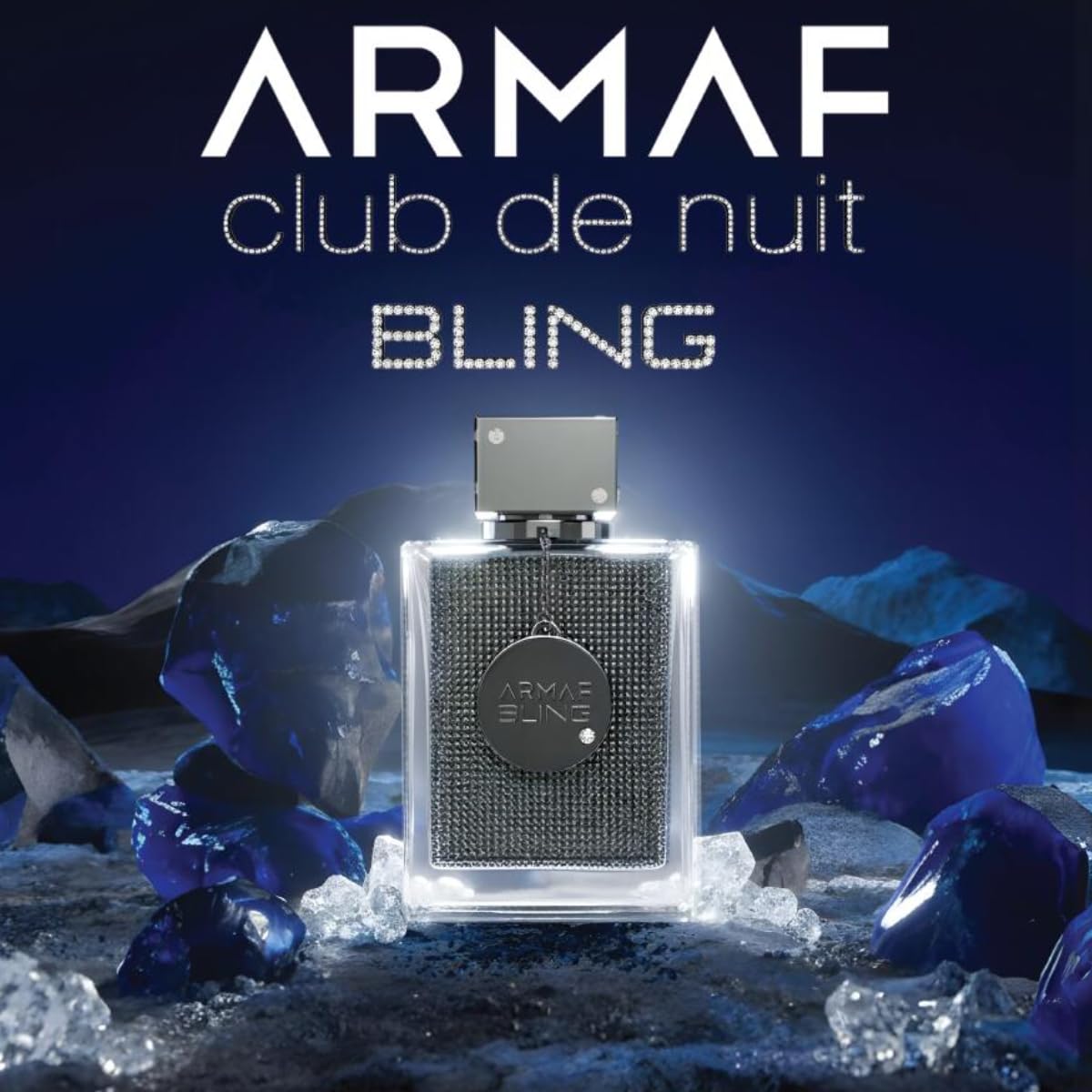 Armaf Club De Nuit Bling held in hand to show 75ml scale and travel-ready size