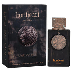 Armaf Club De Nuit Lionheart side label close-up highlighting notes and ingredient clarity