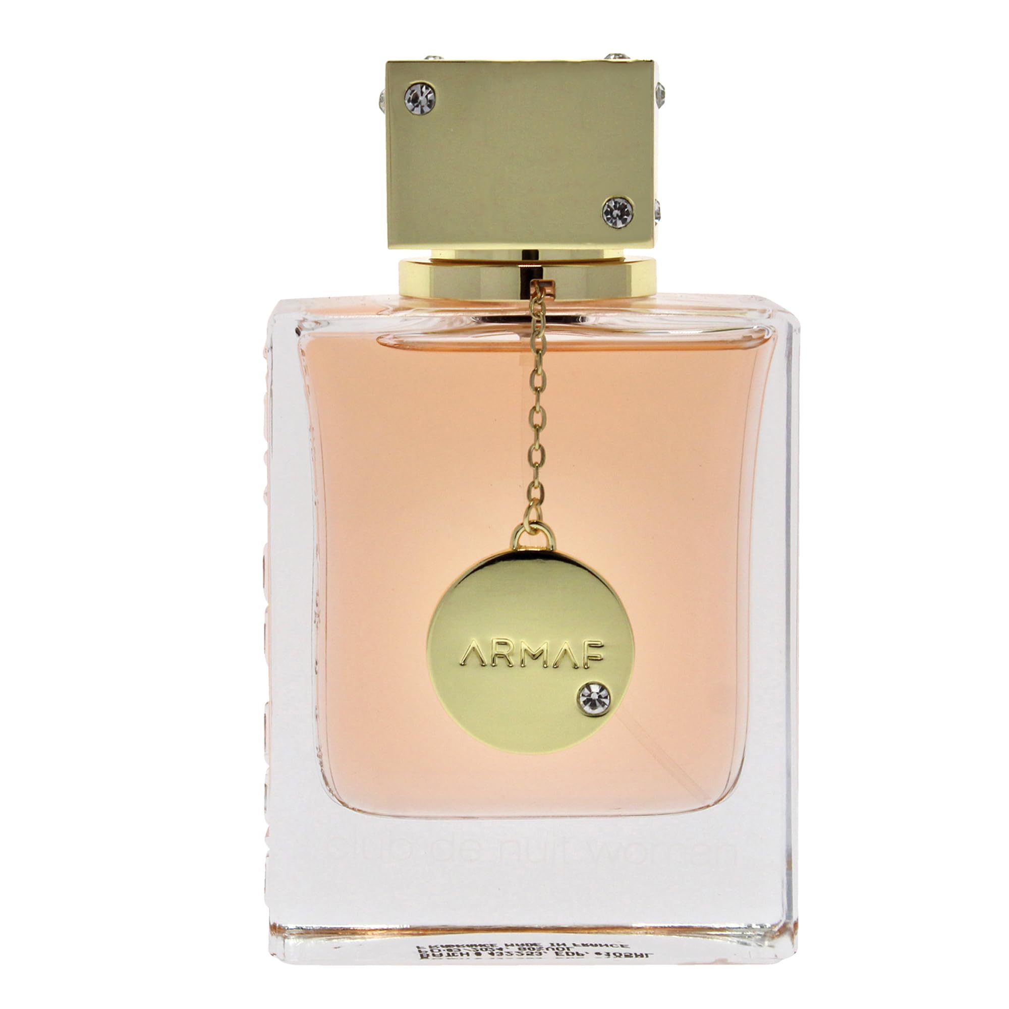 Armaf bottle side profile highlighting shape and refined label details