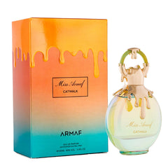 Armaf Miss Catwalk glass detail close-up highlighting bottle texture and premium look