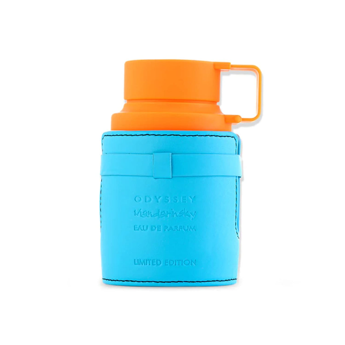 Armaf Odyssey Mandarinsky front bottle showing elegant design and citrus freshness