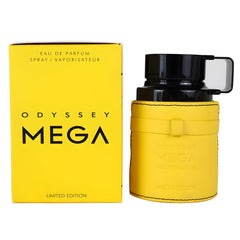 Armaf Odyssey Mega cap and atomizer detail highlighting quality finish