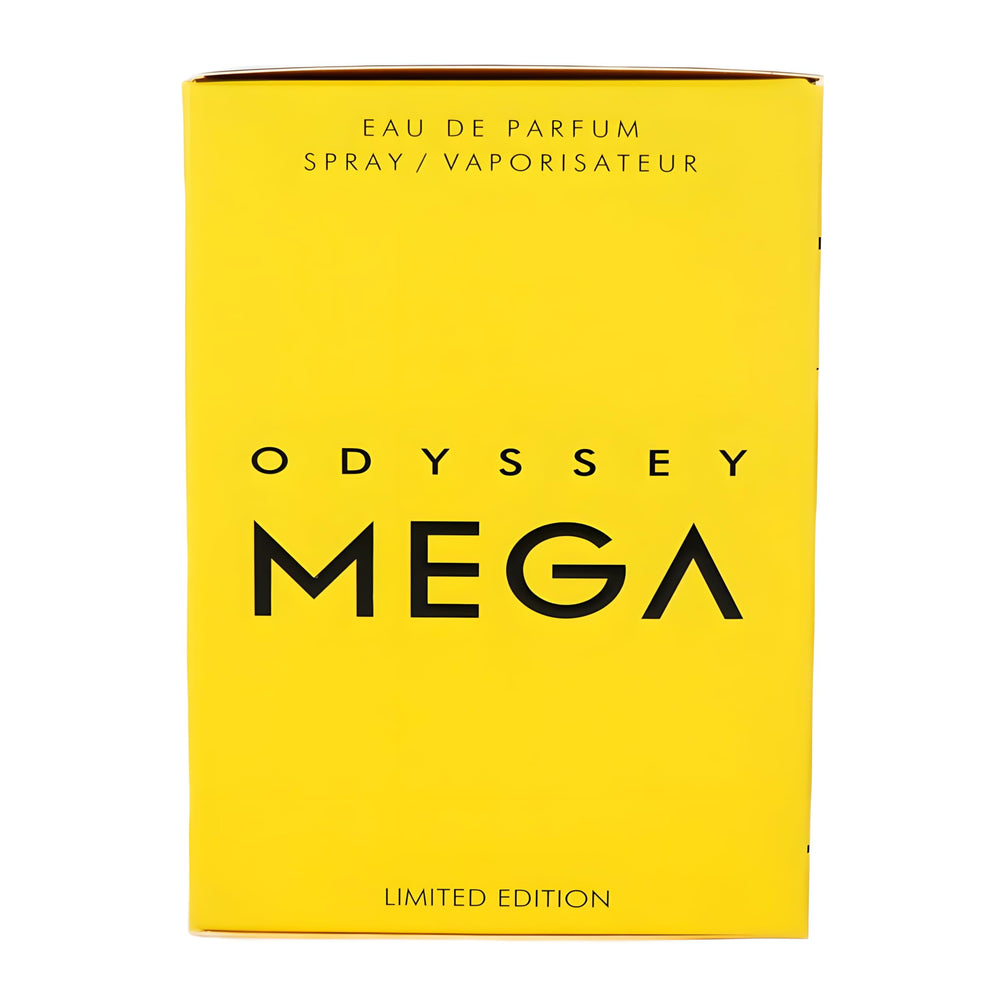 Armaf Odyssey Mega lifestyle scene at evening event conveying confident wear