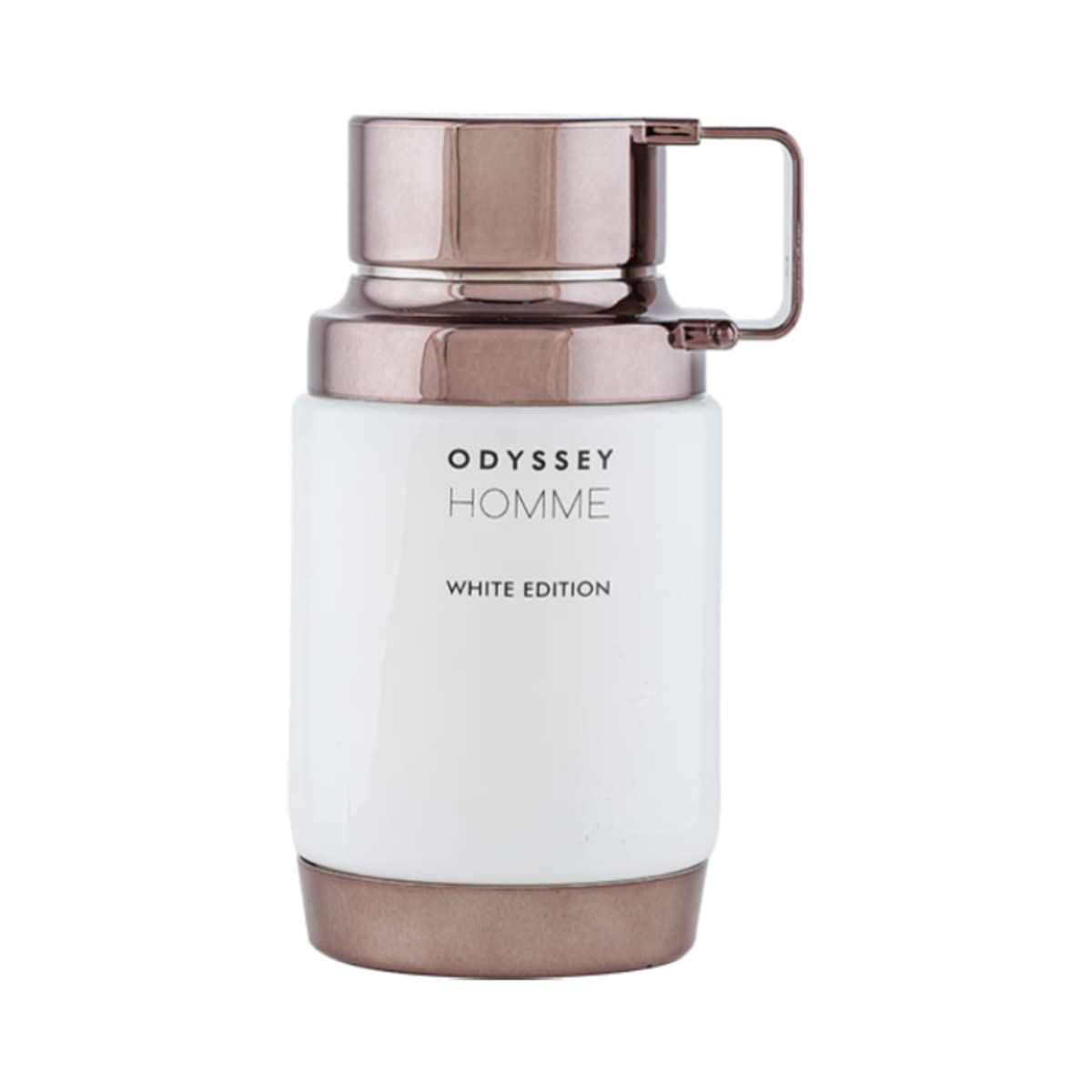 Armaf Odyssey White front bottle showing sleek packaging and confident style