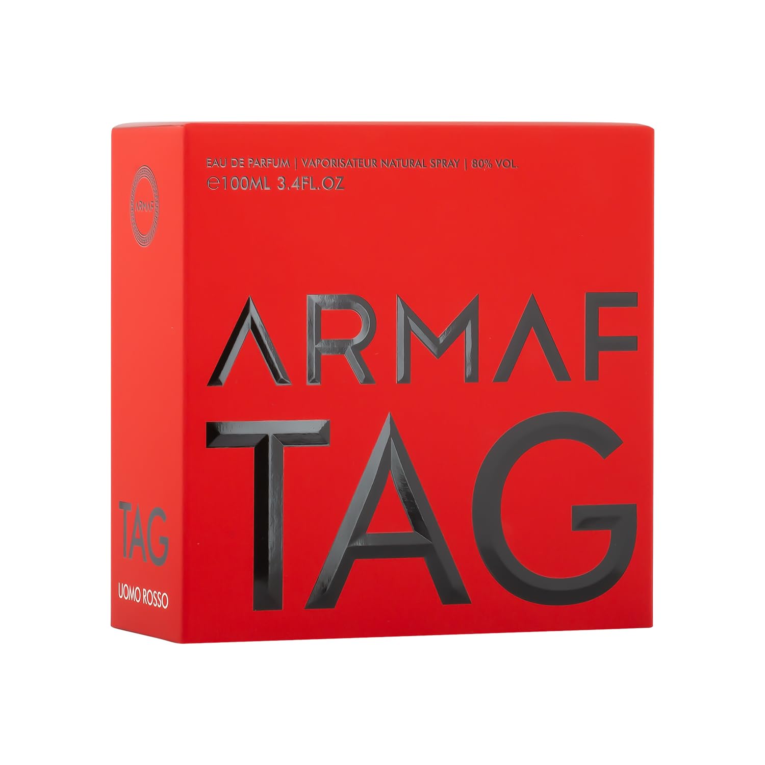 Armaf Tag Him Ummo Rosso Red close-up of atomizer highlighting precise spray control