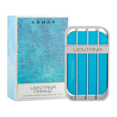 Armaf Ventana Marine wooden cap close-up highlighting premium design and texture