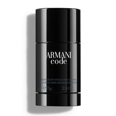 Armani Beauty front view of deodorant packaging showing refillable design benefiting portability