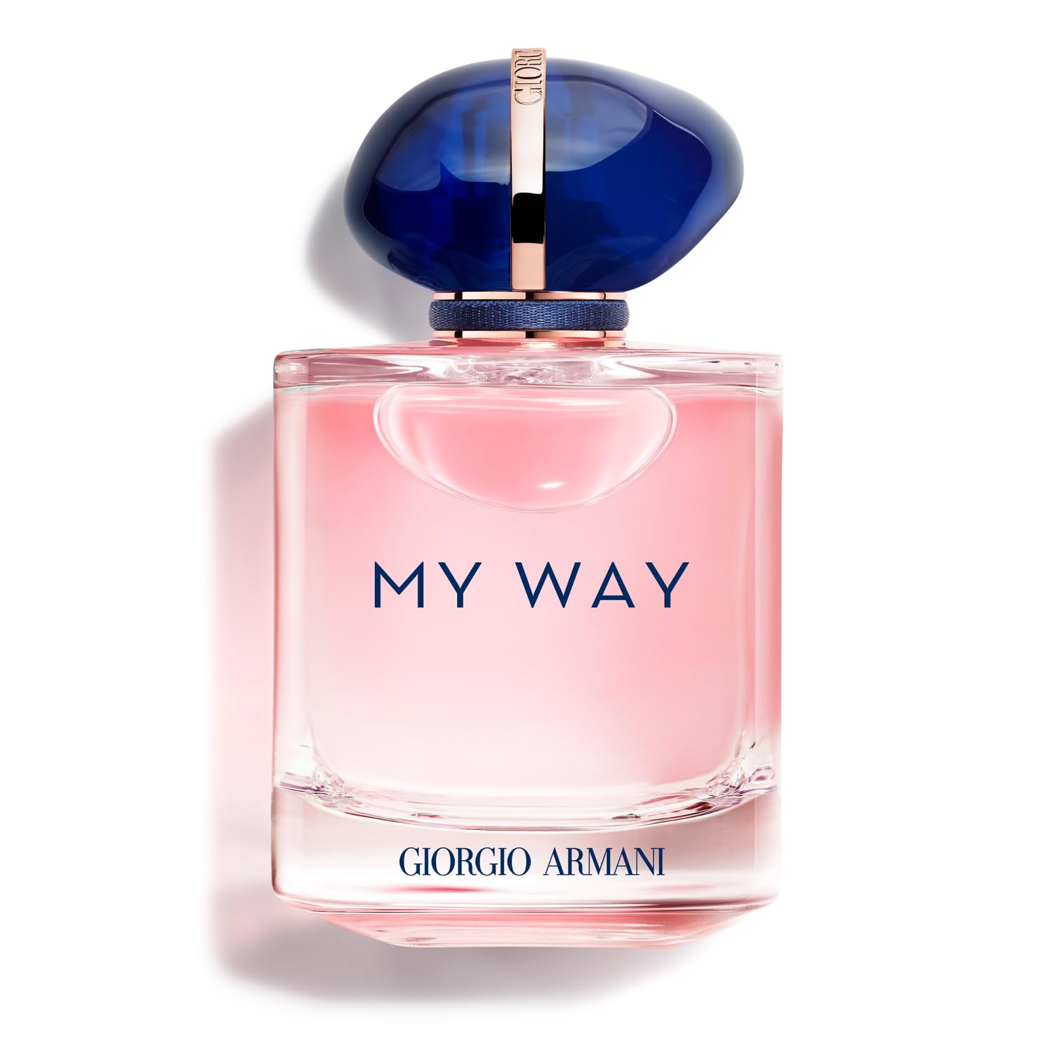 Armani Beauty My Way front-facing bottle showing label and elegant shape, highlights portability