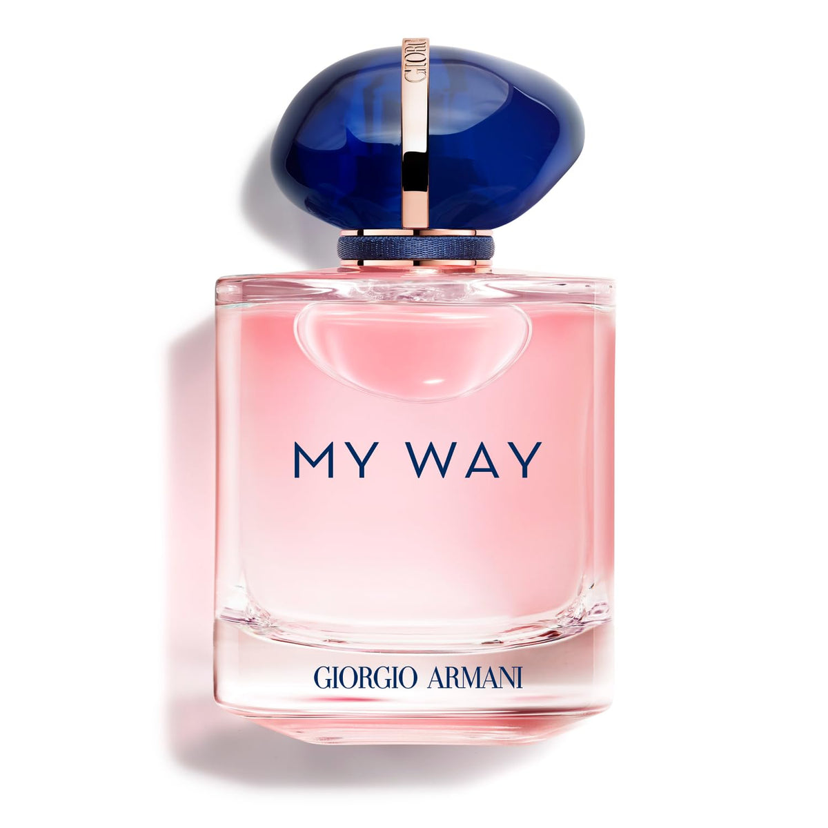 Armani Beauty My Way front-facing bottle showing label and elegant shape, highlights portability