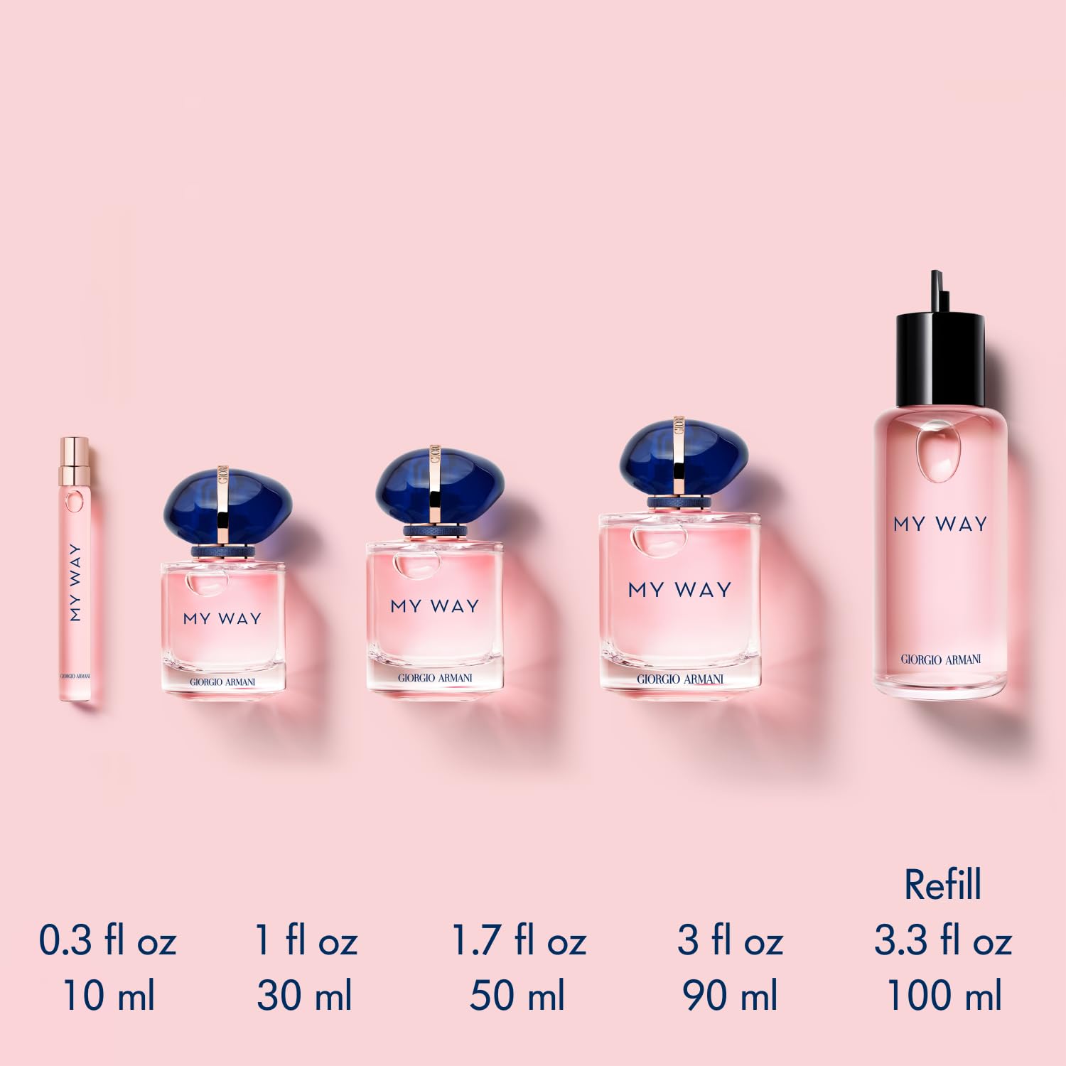 Armani Beauty My Way atomizer nozzle detail emphasizing precise mist and easy application
