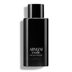 Armani Beauty front bottle shot showing sleek design and evening-ready look