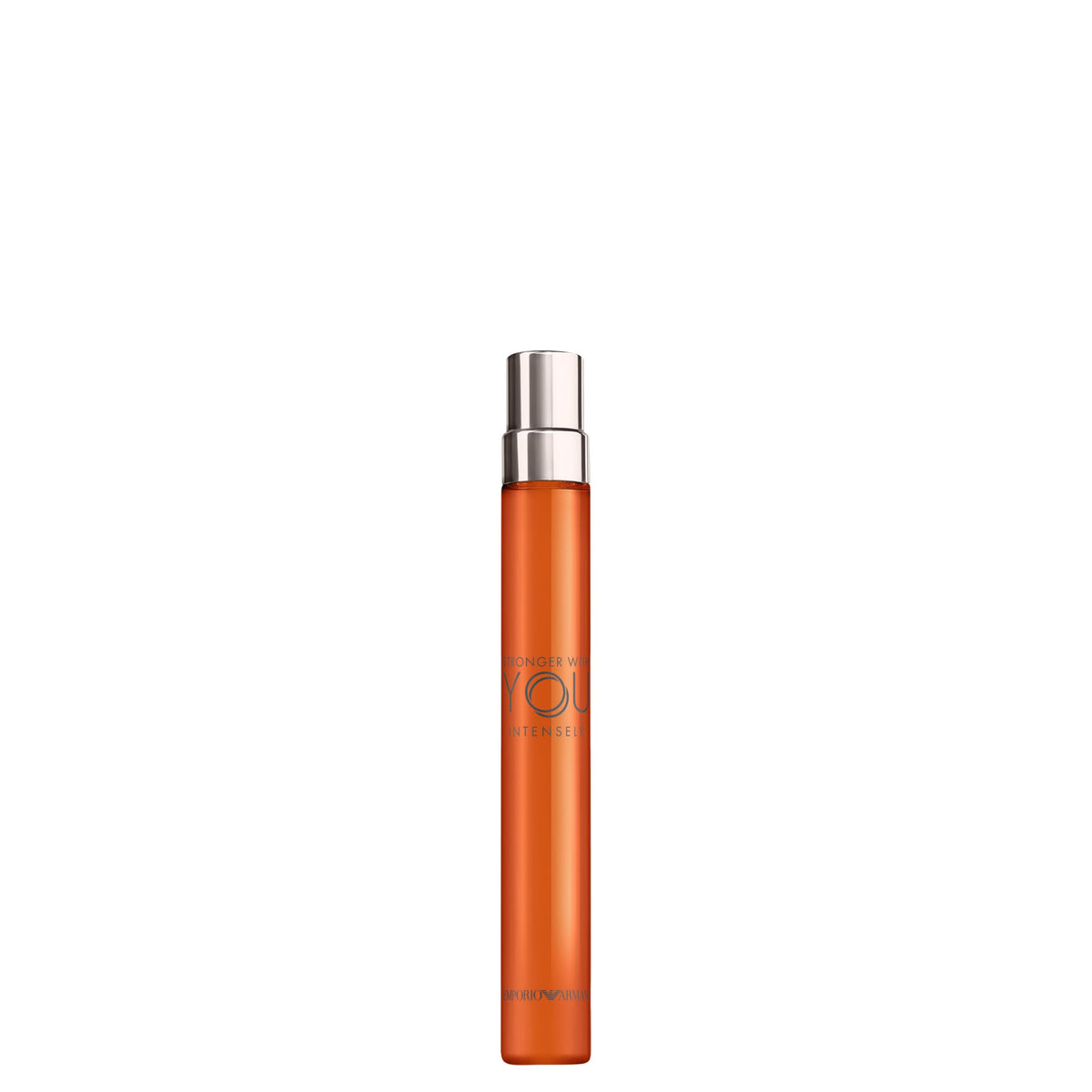 Armani Beauty bottle front view showcasing sleek design and portable benefit