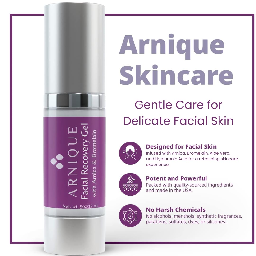 Arnique gel on fingertip detail showing lightweight spreadability benefit