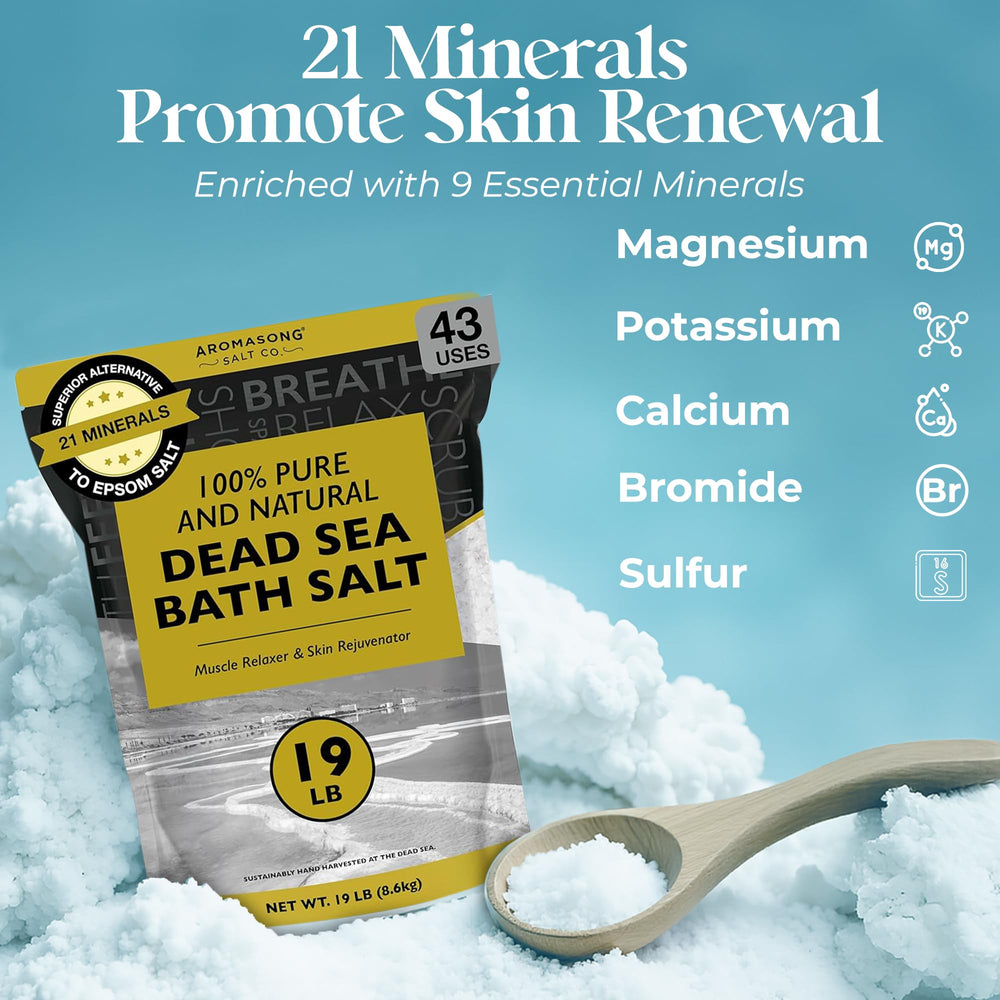 Aromasong salts in bathtub scene showing relaxing soak setup and easy use