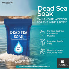 Aromasong flakes dissolving in warm bath water for quicker absorption