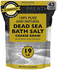 Aromasong front packaging showing 19 lb bag and resealable feature for bulk convenience
