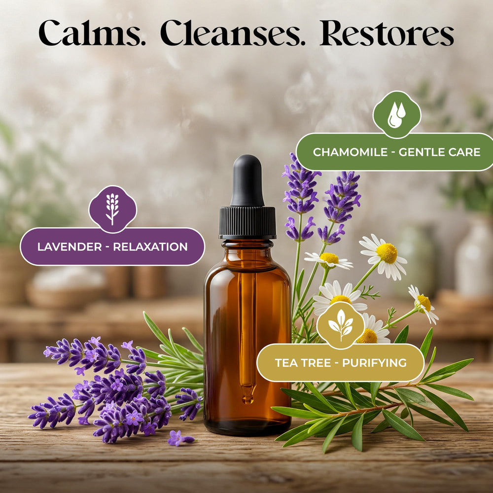 Aromasong product label highlighting natural ingredients and USA manufacturing