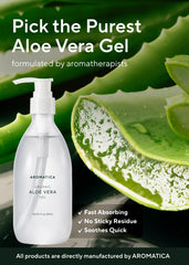 AROMATICA close-up of gel texture demonstrating smooth, cooling consistency