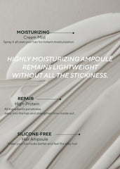 AROMATICA mist texture on hand demonstrating lightweight, non-greasy hydration