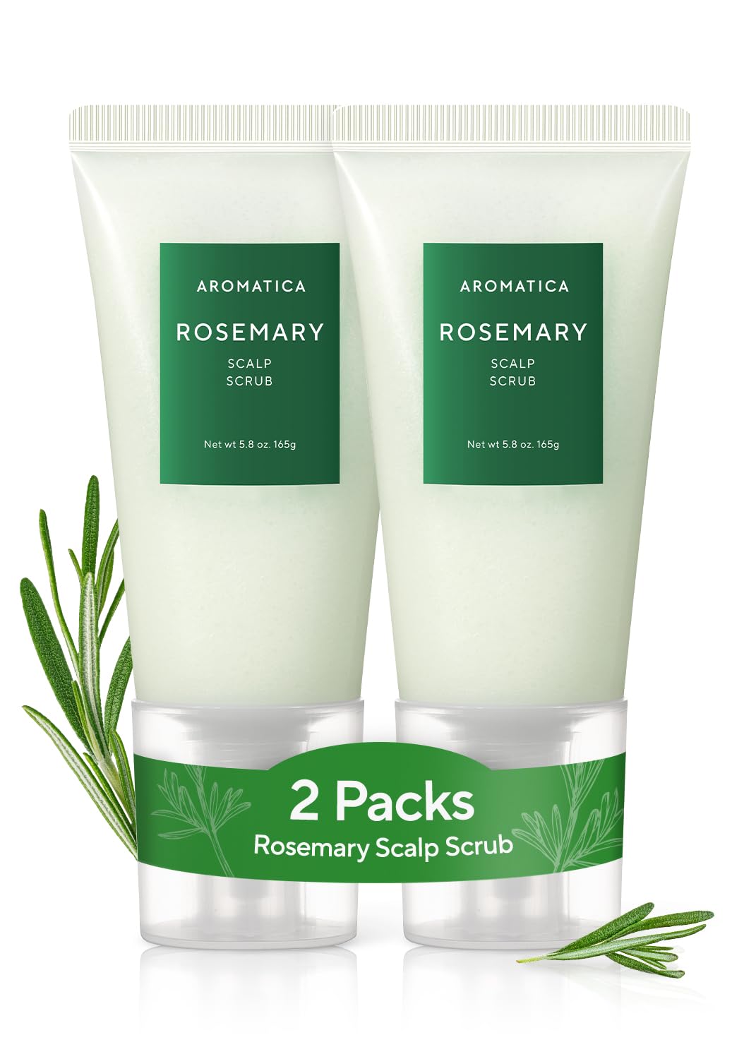 AROMATICA front packaging showing two tubs and clear product benefit