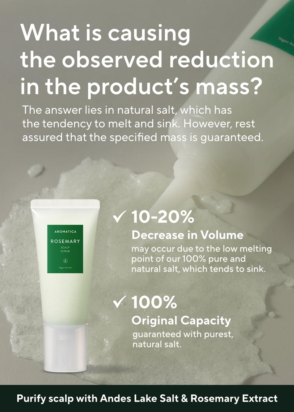 AROMATICA rosemary oil dropper and botanicals highlighting aromatic soothing