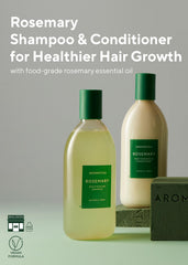 AROMATICA shampoo texture close-up showing gentle exfoliant benefit