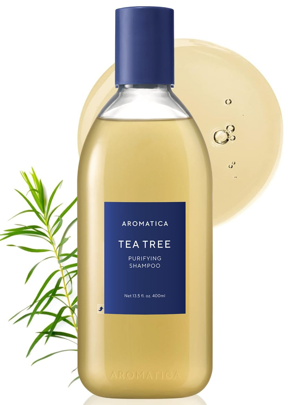 AROMATICA bottle front view showing clear labeling and natural benefit