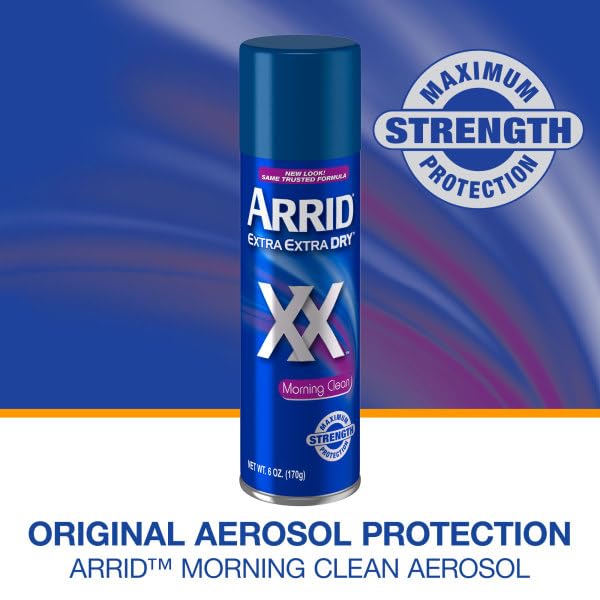 Arrid aerosol cap and nozzle detail for precise, no-mess use benefit