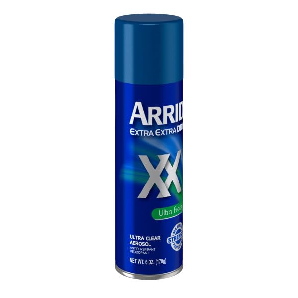 Arrid aerosol nozzle close-up showing spray tip for precise, even application benefit