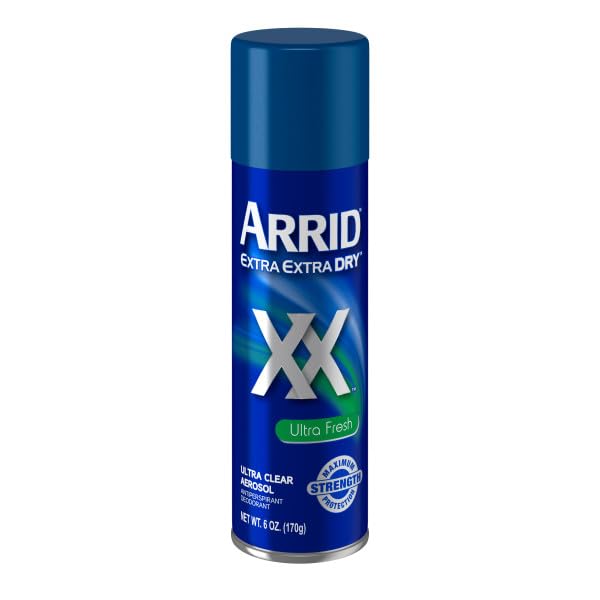 Arrid aerosol side label with ingredients and directions for safe, informed use