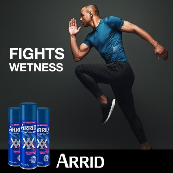 Arrid can close-up label highlighting maximum-strength protection benefit