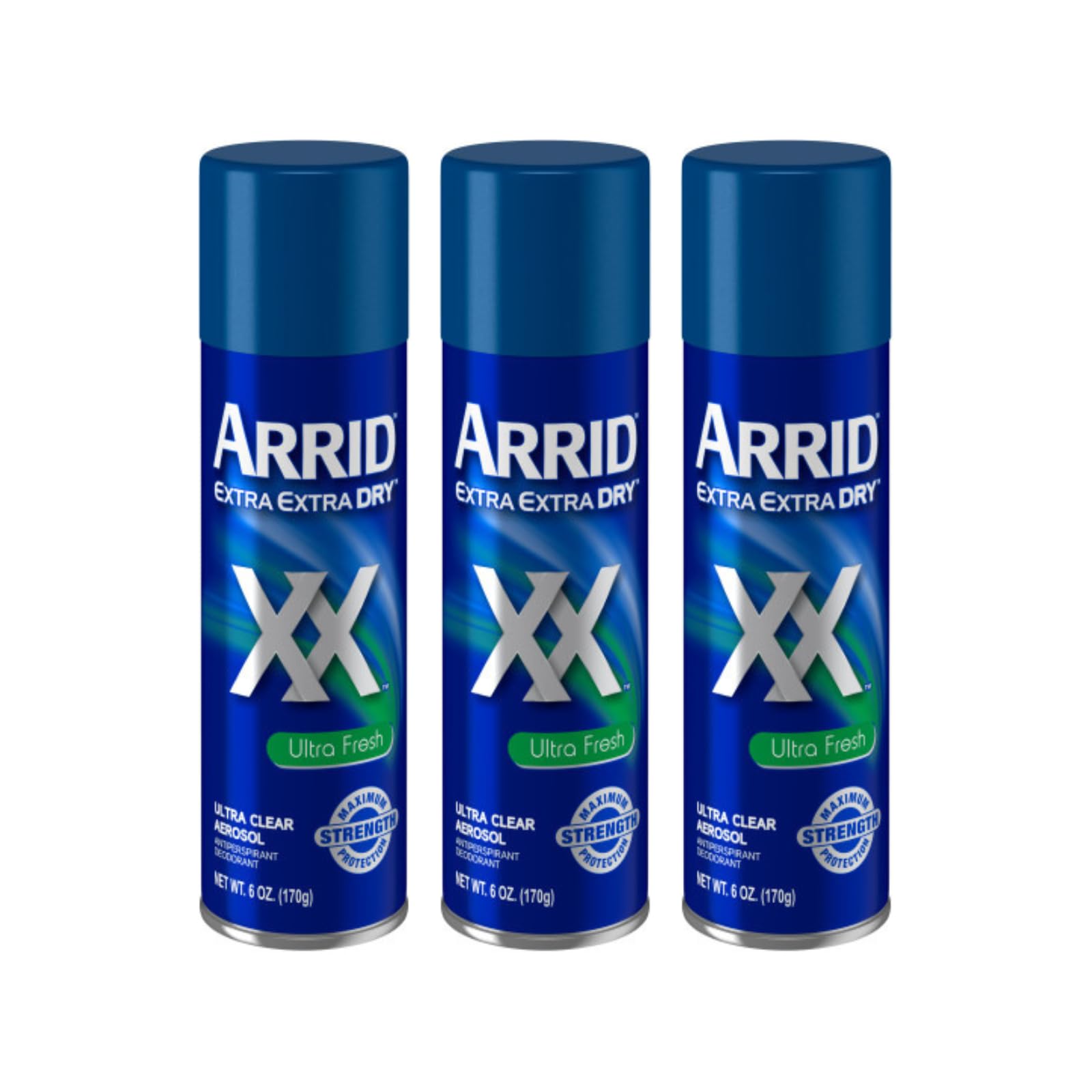 Arrid front packaging showing product and scent benefits