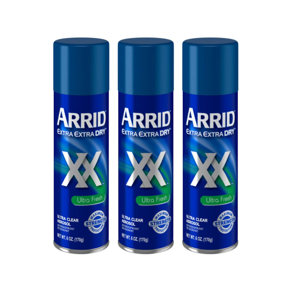 Arrid front packaging showing product and scent benefits