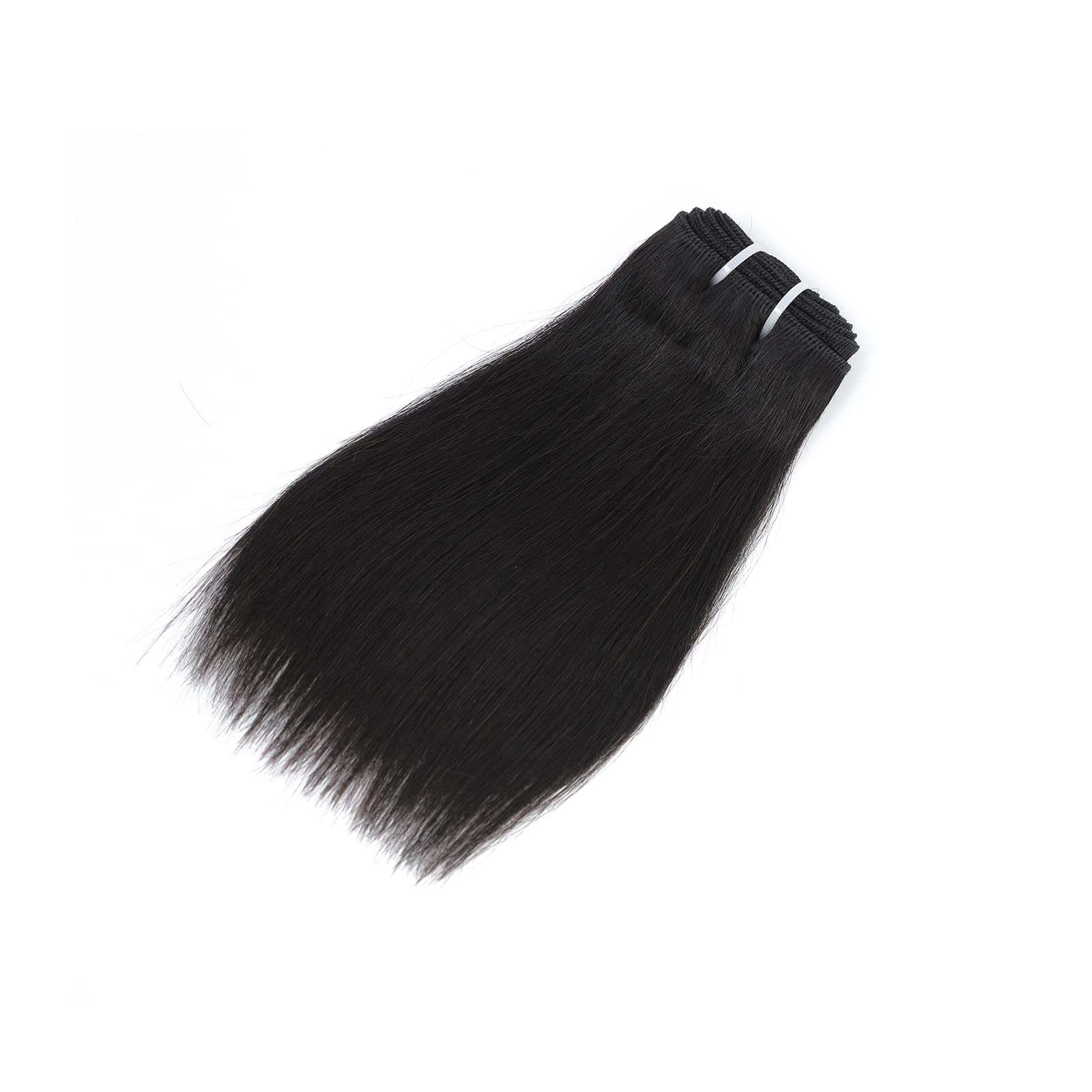 Art Show Hair close-up of double machine weft emphasizing low-shed durability