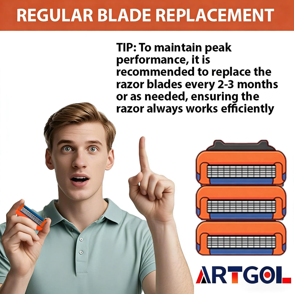 Artgol blades beside a coin showing size and convenient portability