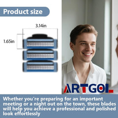 Artgol side profile of cartridge showing blade alignment and durable housing