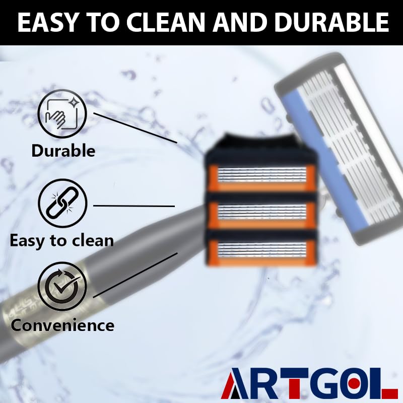 Artgol lifestyle bathroom vanity with refills showing convenience and readiness