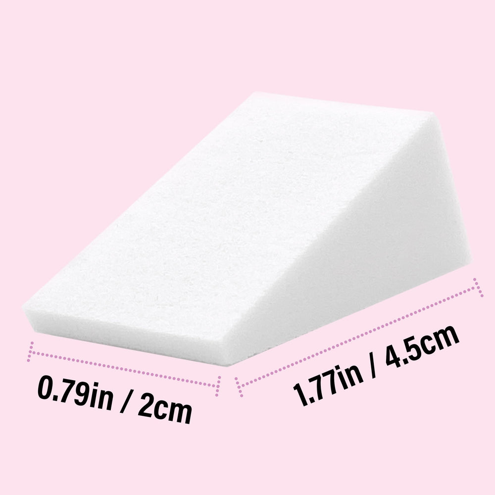 Artist's Choice hand holding wedge to show size and precise control benefit