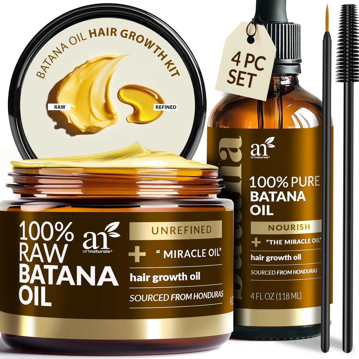 Artnaturals bottle front packaging showing product and brand benefit