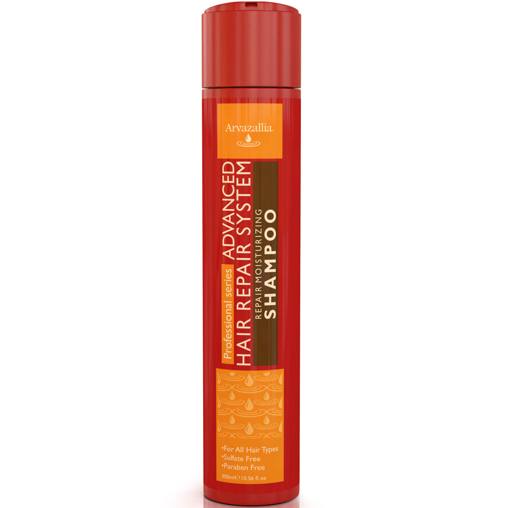 Arvazallia front bottle showing label and nourishing argan benefits