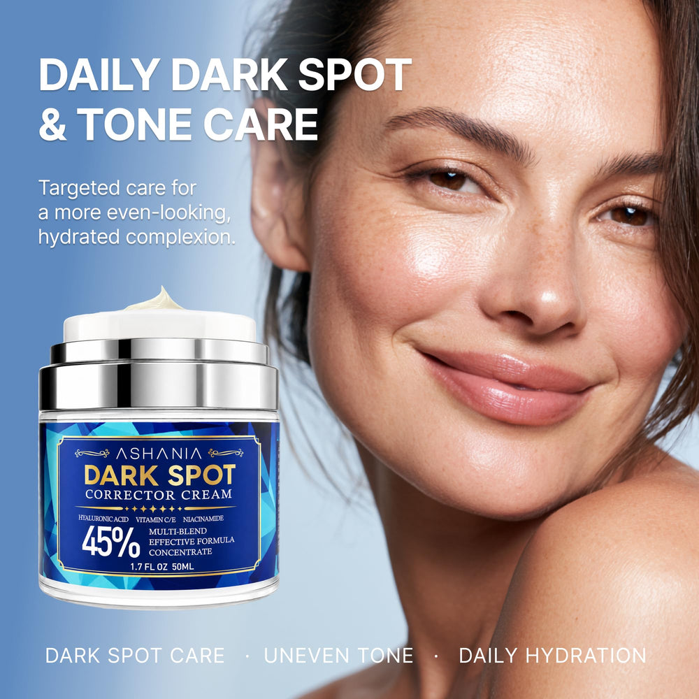 Ashania cream texture closeup highlighting silky, fast-absorbing formula for layering